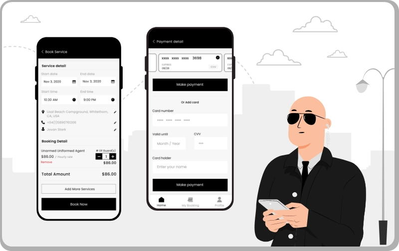 ProtectU On-Demand Security Service App